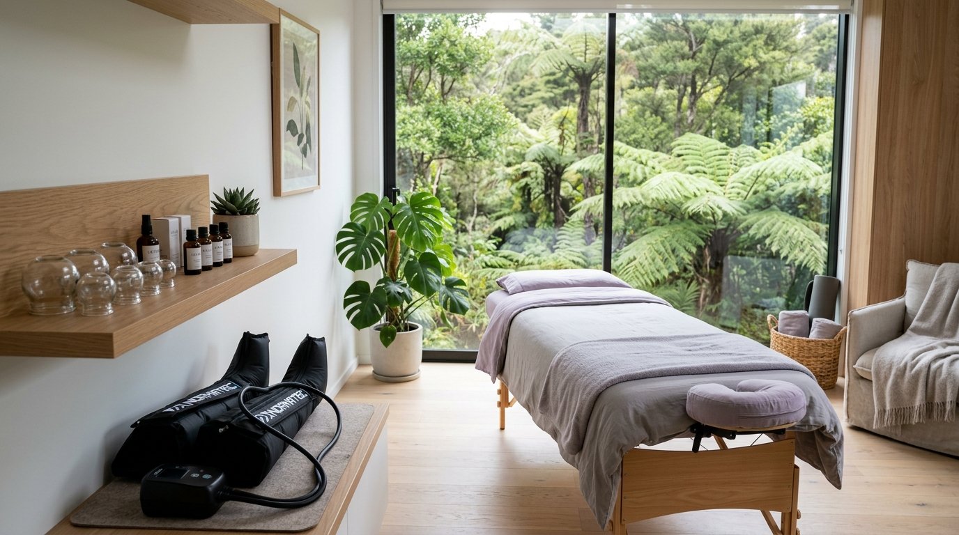 AR Performance Studio calm Auckland clinic interior