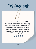 Leah Testimonial